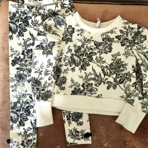 Janie and jack sweatshirt and legging outfit